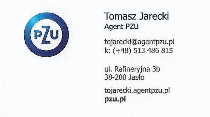 Tomasz Jarecki Agent PZU logo